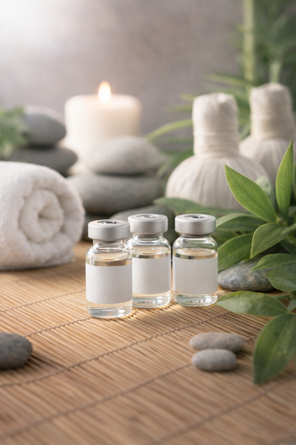 Holistic wellness with peptide vials